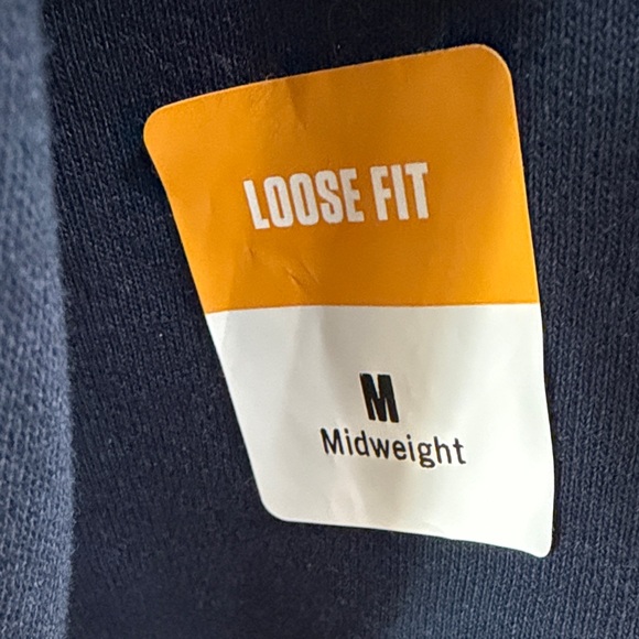 Carhartt Men's Navy Hoodie Sweater,Size M - Picture 5 of 17